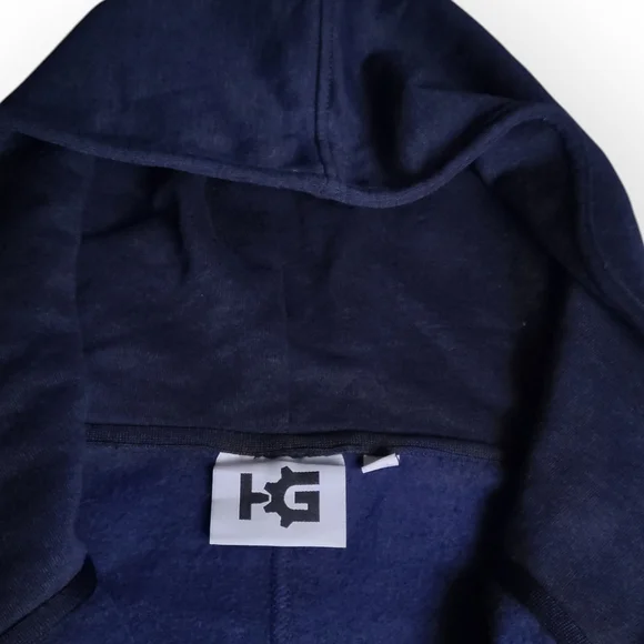 KG Logo Navy Hooded Sweatshirt Grandmothers voice - Picture 4 of 10